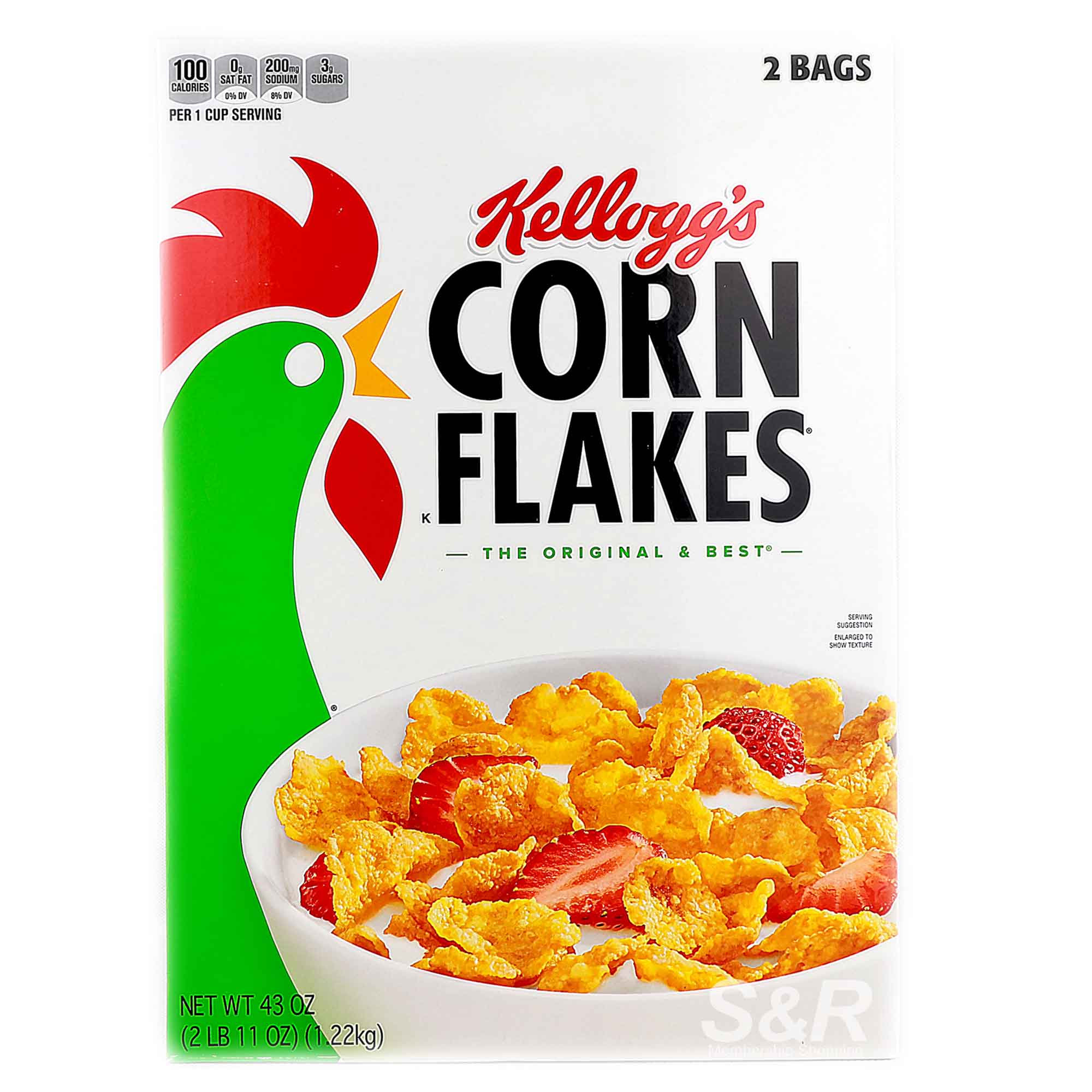 Kellogg's Corn Flakes Cereal 1.22kg
